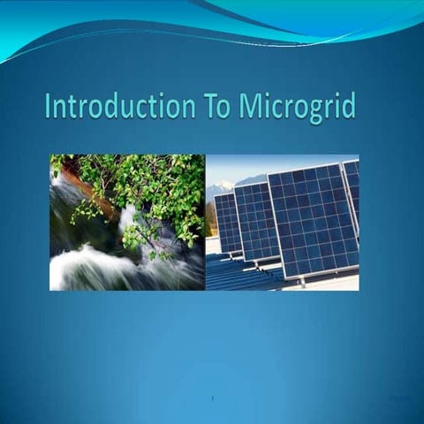 Microgriid PPT- Smart grid