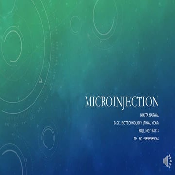 Microinjection