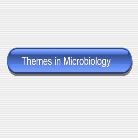 Themes in Microbiology