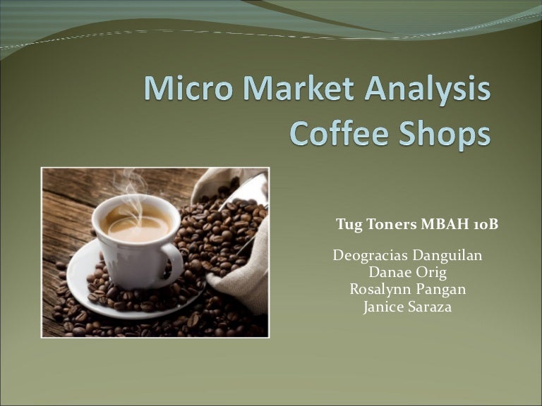 Micro market analysis coffee shop