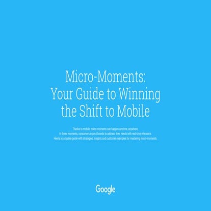 Micromoments by Google