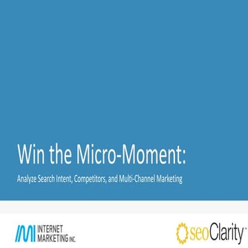 Win the Micro-Moment Webinar