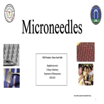 Microneedles | PPTX