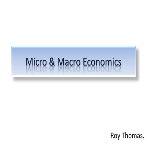 Micro n macro economics