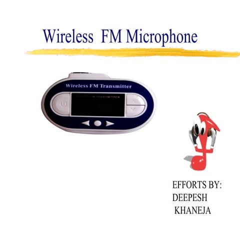  WIRELESS FM Microphone