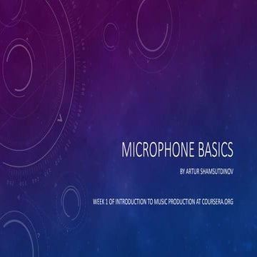 An Introduction to Microphone | PDF