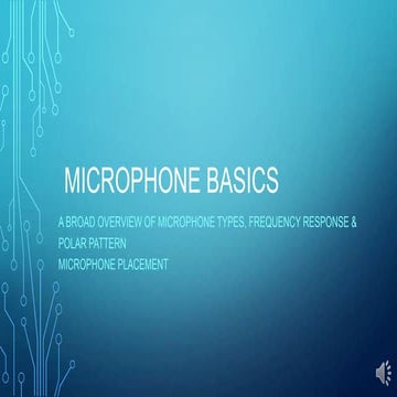 Microphone Basics