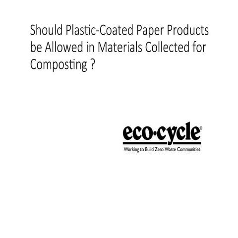 Environmental and Health Impacts of Plastic-Coated Paper in Composting ...