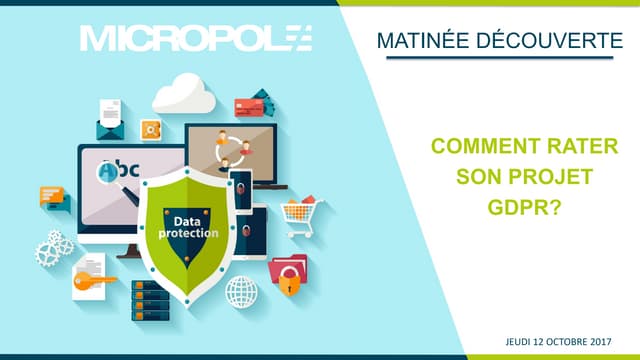 Matinée Micropole GDPR