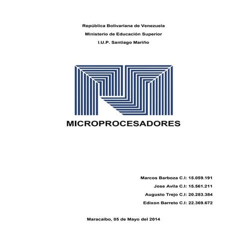 Microporcesadores registro