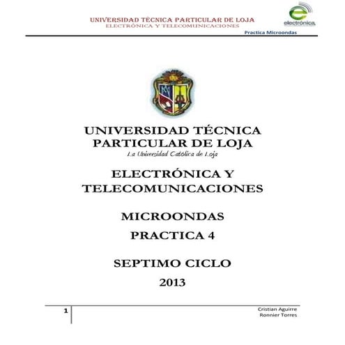 Amplificador con transistor BJT (Microondas)