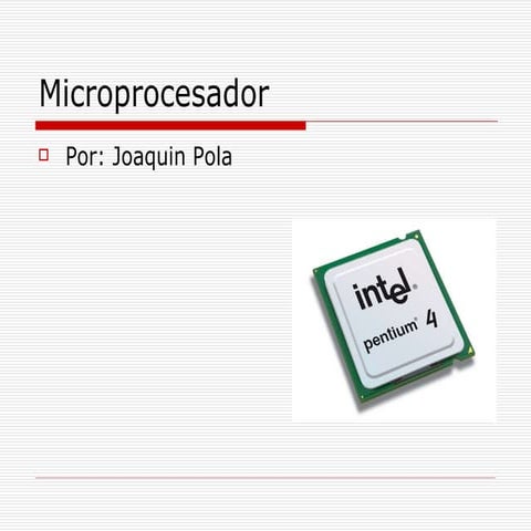 Microprocesador | PPT