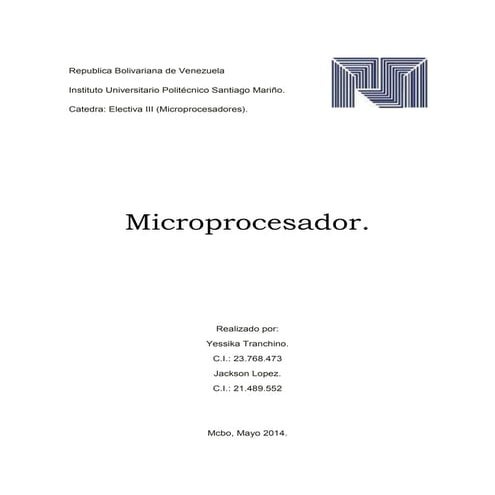 Microprocesadores