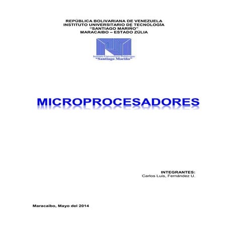 Microprocesadores