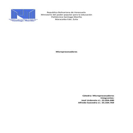 Registros de los Microprocesadores