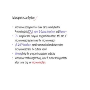 Microprocessor | PPT