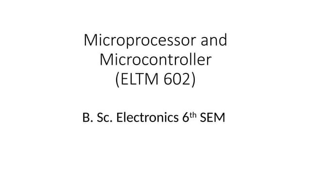 Microprocessor 8085 vtnnfgnrtnrtnbntynym