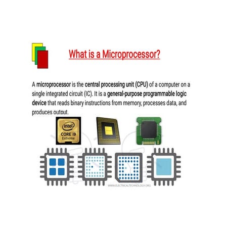 Microprocessor and microcontrollers | PPTX
