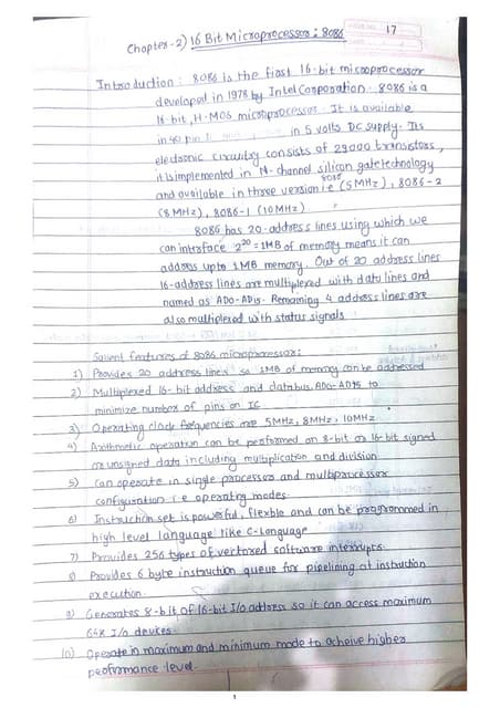 Microprocessor and Programming - UNIT 2.pdf