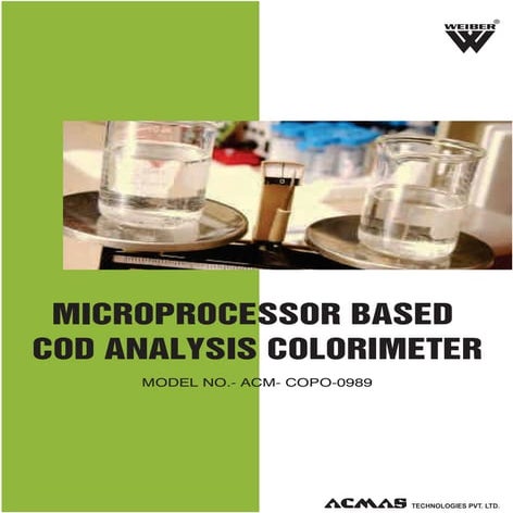 Microprocessor Based COD Analysis Colorimeter by ACMAS Technologies Pvt Ltd.