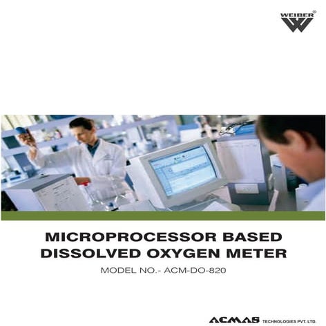 Microprocessor Based Dissolved Oxygen Meter by ACMAS Technologies Pvt Ltd.