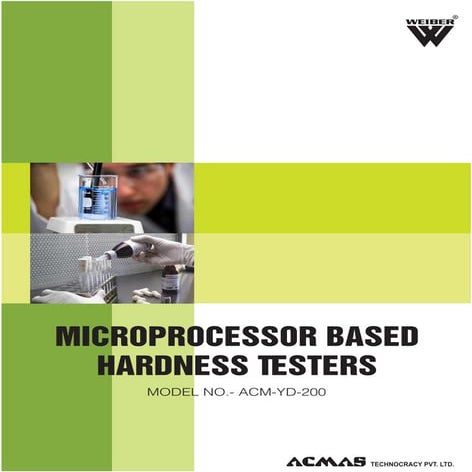 Microprocessor Based Hardness Testers by ACMAS Technologies Pvt Ltd.
