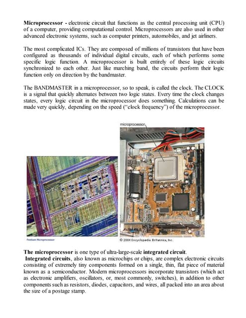 Microprocessor lecture