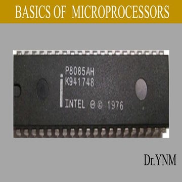 Microprocessors basics