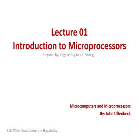 ECESLU Microprocessors lecture 