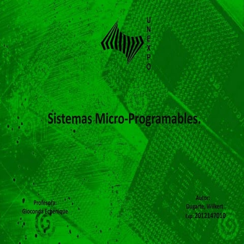 Sistemas Microprogramables