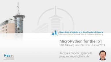 Micropython for the iot