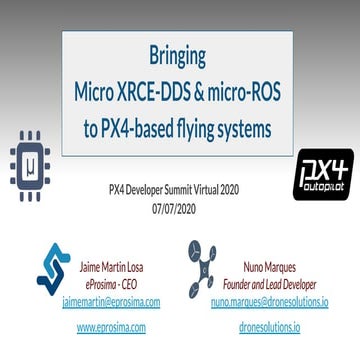 micro-ROS: bringing ROS 2 to MCUs | PDF