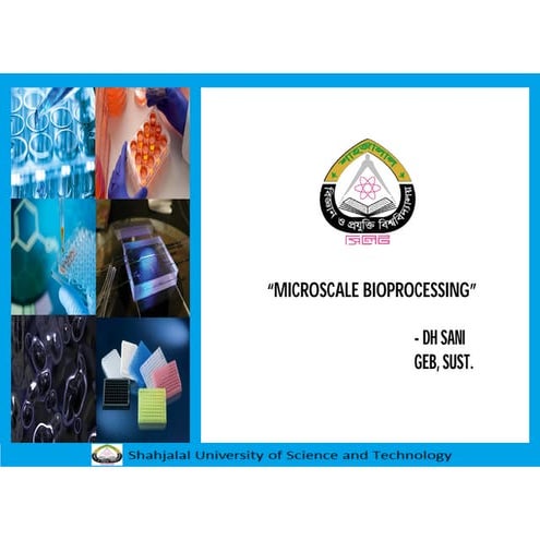 Microscale bioprocessing
