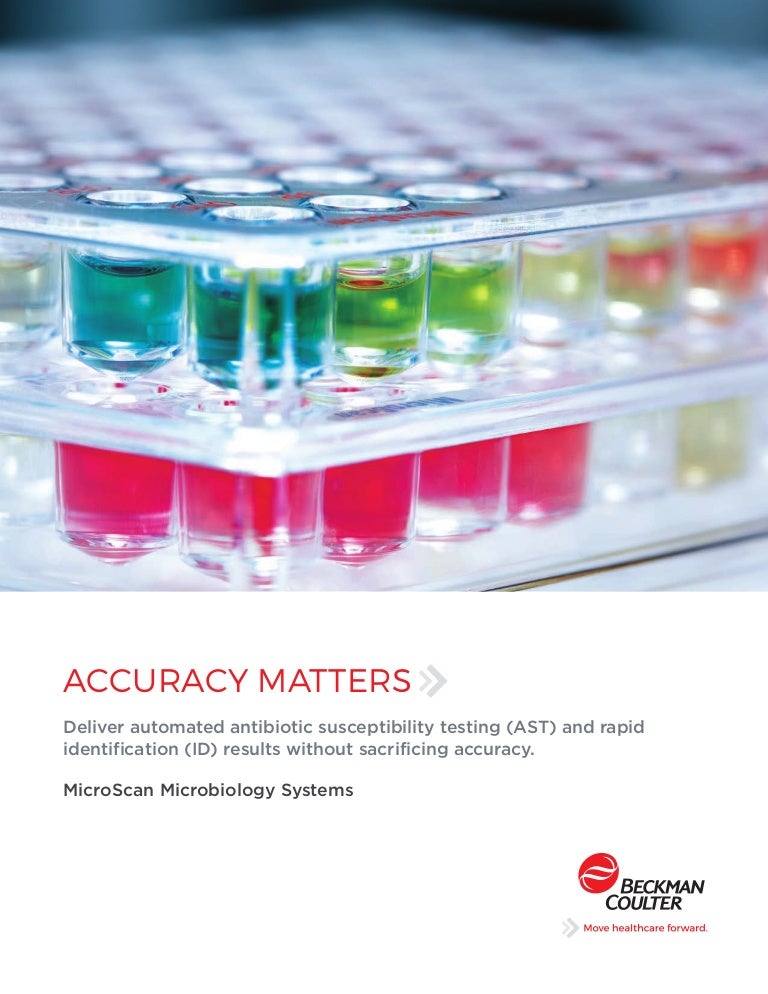 Beckman Coulter MicroScan Rapid Automated Microbial Identification