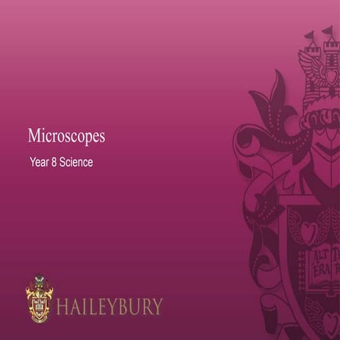 Microscope introduction