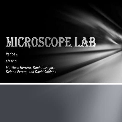 Microscope lab | PPT