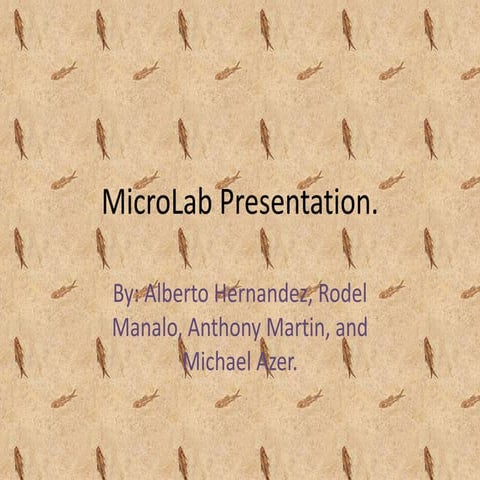 Microscope lab presentation | PPTX