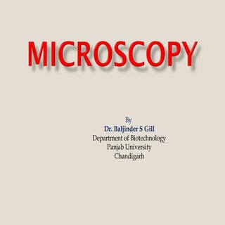  Microscopy 