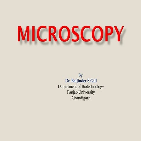  Microscopy 