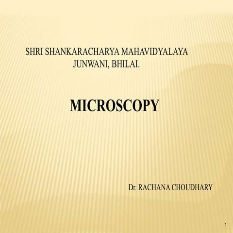 Microscopy