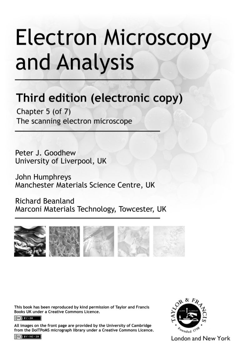 The scanning electron microscope