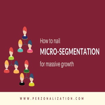 HOW TO NAIL MICRO-SEGMENTATION FOR MASSIVE GROWTH