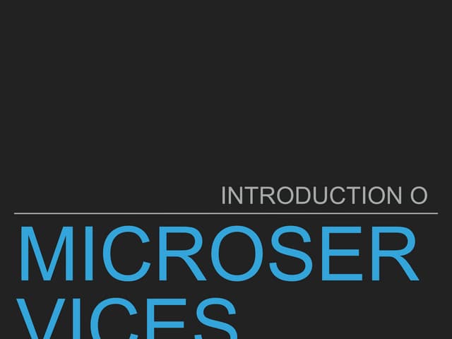 Micro service Arthicetcure 