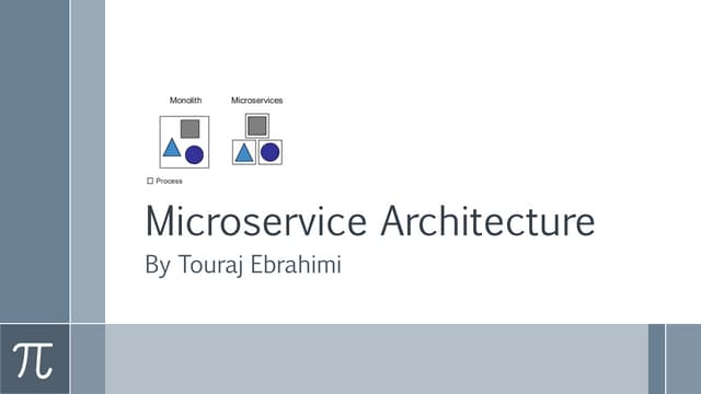 Microservice architecture