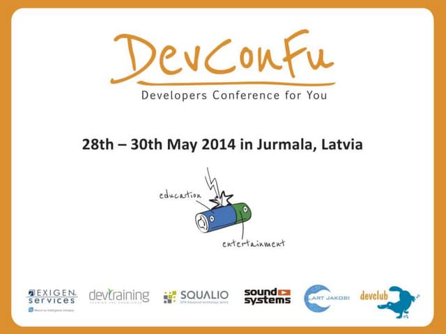 Eduards Sizovs - Micro Service Architecture 