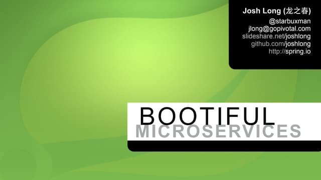 Microservices with Spring Boot