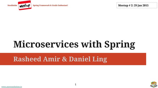 Microservices with Spring Boot