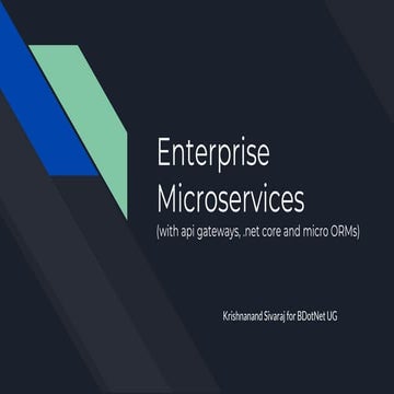 Enterprise Microservices