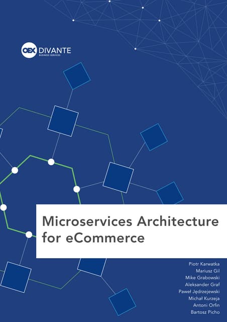 Microservices Architecture for e-Commerce | PDF | Web Development ...