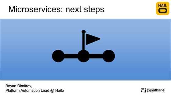 Microservices: next-steps